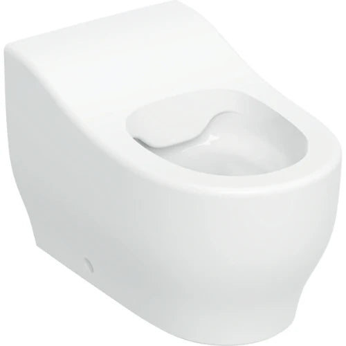 Geberit Bambini WC au sol à fond creux pour jeunes enfants, Rimfree: T min.=44cm, Blanc / KeraTect