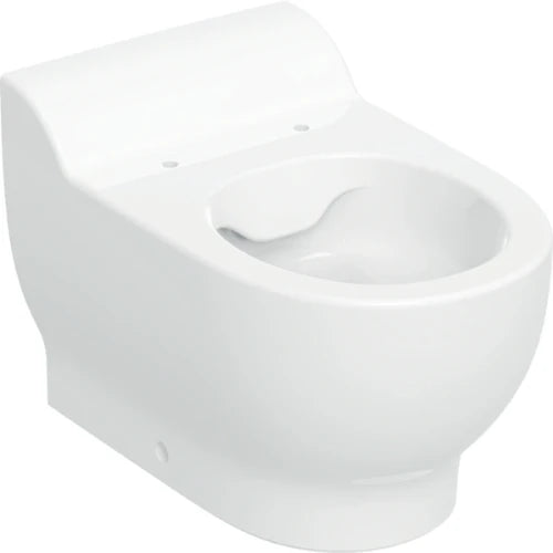 Geberit Bambini floor-standing WC for children, washdown WC, Rimfree, for WC seat: T min.=53cm, Blanc