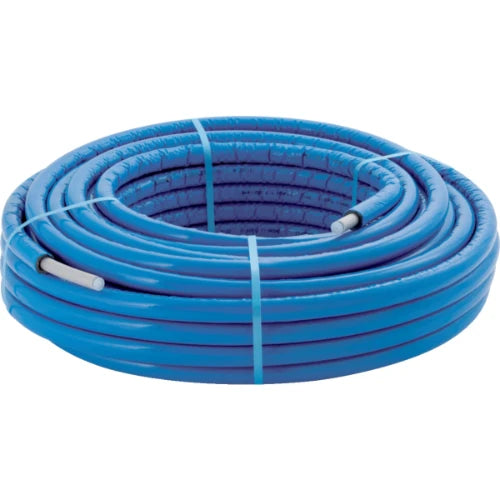 Geberit FlowFit tuyau multicouche avec isolation 6 mm 16 x 2,0 mm (rouleau 50m) - bleu - prix par mètre