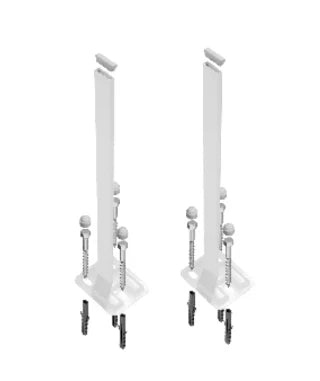 Rofix Duo tube de support 1200 mm - avec fixations universelles (set de 2 pièces)
