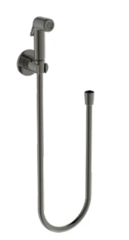 Ideal Standard IdealSpray douchette hygiénique avec support mural et idealflex 1250 mm brushed gun metal
