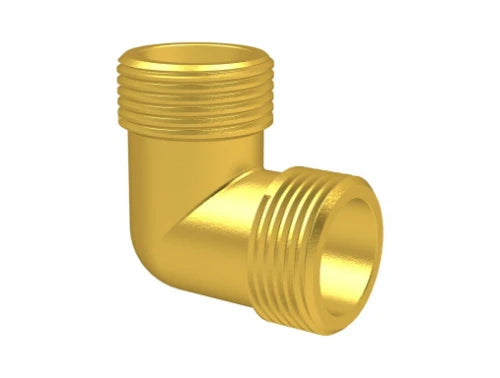 ProOne Brassline laiton coude 90° MM 1/2 x 1/2 (sachet 10pcs) - prix par pièce - uniquement pour l'eau