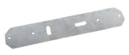 RIIFO Multi plaque de montage droite en acier galvanisé - 75 à 150 mm