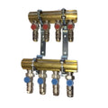 Comap SarfitSkin collecteur laiton complet 4/4 x 2 kr - avec SarfitSkin pushfitting 16 x 2 mm