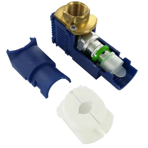 Comap 9840 boitier de cloison simple 90° FF 1/2 x 16 mm