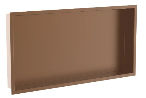 Procasa Vivo niche encastrée 600 x 300 x 70 mm - Brushed Copper PVD - cuivre brossé PVD