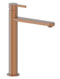 Procasa Vivo mitigeur de lavabo sans vidage - bec droit - démarrage à froid - Brushed Copper PVD - cuivre brossé PVD