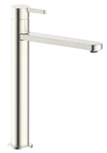 Procasa Vivo mitigeur de lavabo sans vidage - bec droit - démarrage à froid - nickel brossé PVD - brossé mat