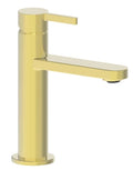 Procasa Vivo mitigeur lavabo avec démarrage à froid - bec droit - sans vidage - Brushed Gold PVD - or brossé PVD