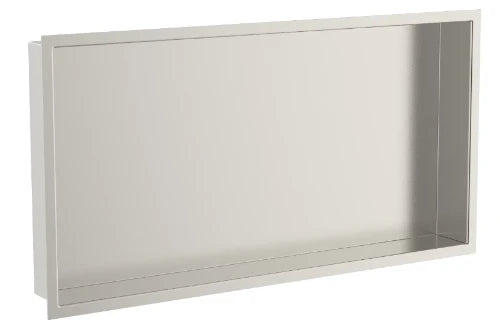 Procasa Vivo niche encastrée 600 x 300 x 70 mm - Brushed Nickel PVD - brossé mat PVD