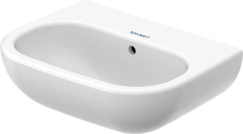 Duravit D-code lave-mains 360 x 270 mm - blanc - sans trou de robinet - avec trop-plein