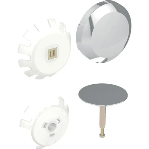 Geberit set de finition pour vidage baignoire d52: chromé brillant