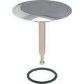 Geberit couvercle pour vidage baignoire avec bouton poussoir: chromé brillant