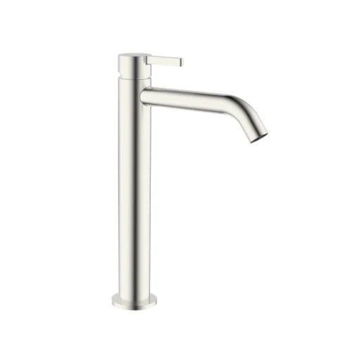 Procasa Vivo mitigeur lavabo rehaussé sans vidage - démarrage à froid - Brushed Nickel PVD - brossé mat PVD