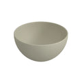 Procasa Obi lavabo à poser rond 240 x 240 x 120 mm - sable - céramique - sans trou de robinet - sans trop-plein