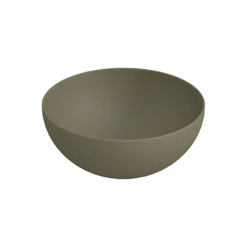 Procasa Obi lavabo à poser rond 400 x 400 x 165 mm - forêt - céramique - sans trou de robinet - sans trop-plein