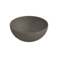 Procasa Obi lavabo à poser rond 400 x 400 x 165 mm - cendré - céramique - sans trou de robinet - sans trop-plein