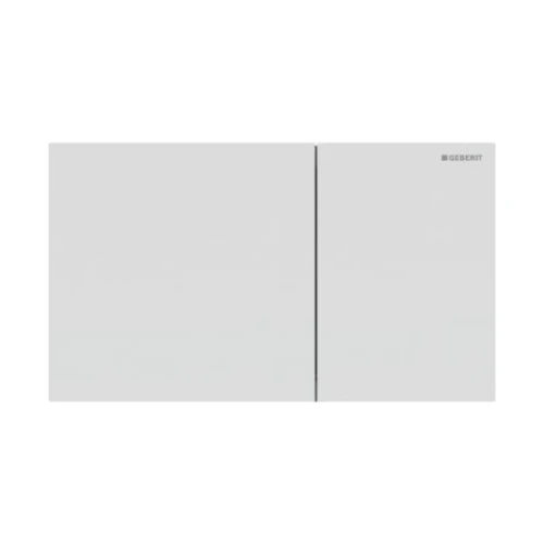 Geberit Sigma70 plaque de commande, revêtement facile à nettoyer, blanc mat