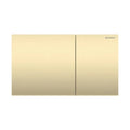Geberit Sigma70 plaque de commande, brossé, revêtement facile à nettoyer, laiton