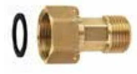 Fixaflex laiton raccord en 2 pièces pour compteur d'eau MF 3/4 x 1/2