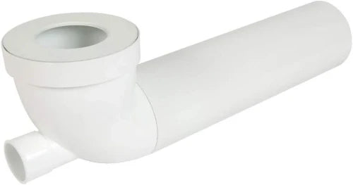 Nicoll CTW sorti WC coudé 90° FM 107 x 100 mm - model long 400 mm - avec picage 40 mm