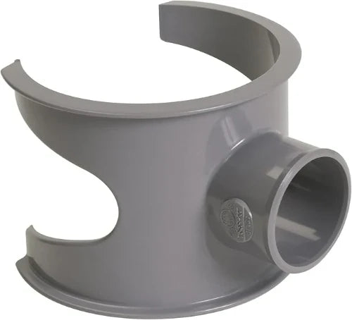 Nicoll PVC à coller selle 100 x 32 mm - gris