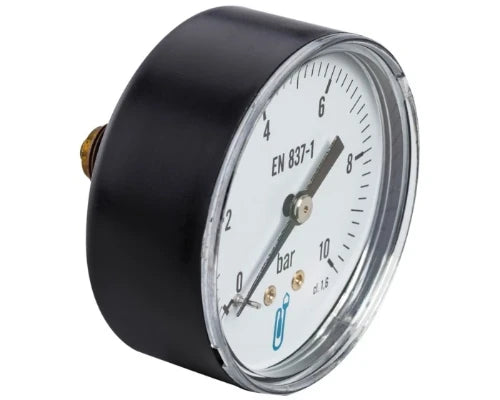 Syveco MA manometre axial 50 mm x 1/4 - 0-10 BAR