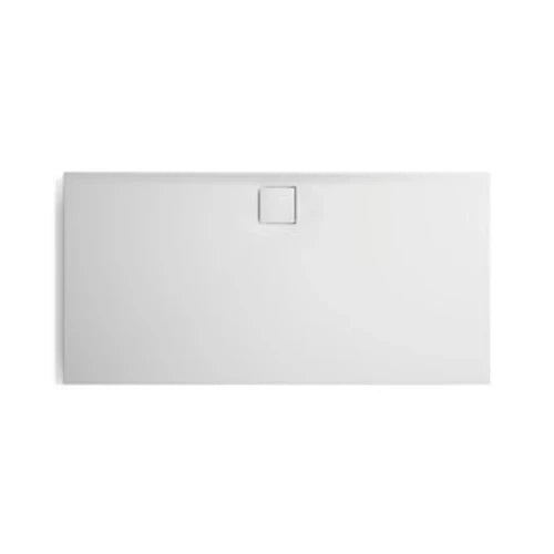 Huppe K EasyFlat receveur de douche marbre coulé 900 x 900 x 30 mm - blanc mat