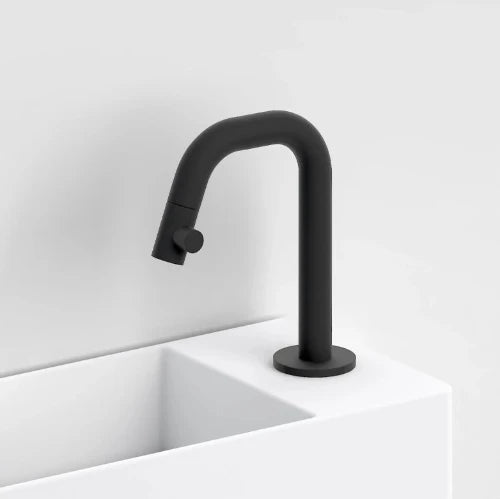 Clou Kaldur robinet eau froide - bec 106 mm - noir mat