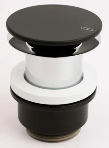 Vola crépine noire mat sans trop-plein avec push-up