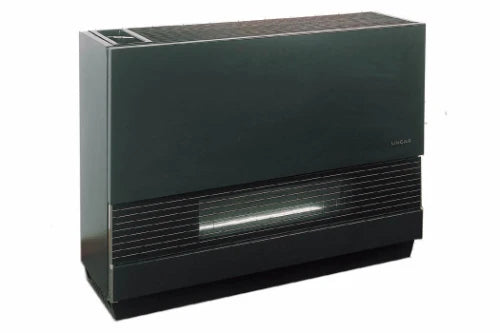 DRU Lincar 9012 poêle à gaz raccordement cheminée (gaz naturel) 8,2 kW - Label ERP CV: D - anthracite