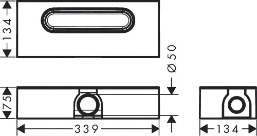 Hansgrohe uBox universel corps d'encastrement installation standard