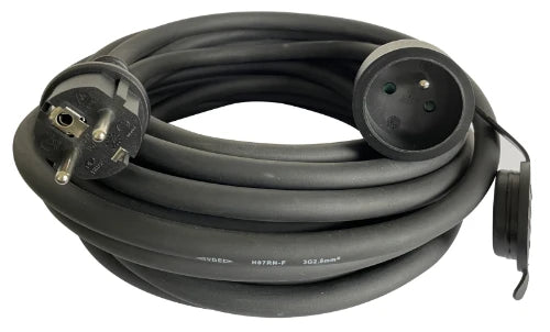 ProOne Elektro rallonge 3G2,5 - 20m - noir