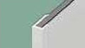 Kinedo Kinewall lot de 2 profils U 2500 mm pour extrémités de panneaux - noir