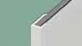 Kinedo Kinewall lot de 2 profils U 2500 mm pour extrémités de panneaux - noir