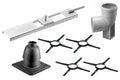 Burgerhout Flexline set de raccordement complète 60 mm