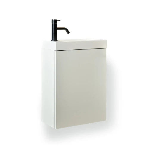 Procasa Thiny sous-meuble avec 1 porte gauche 400 x 220 x 520 mm - blanc