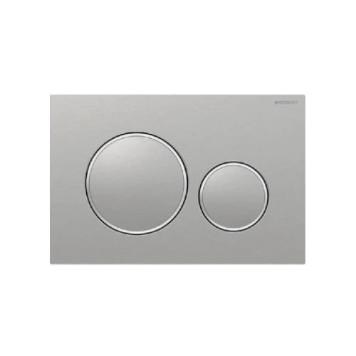 Geberit Sigma 20 plaque de commande - inox - avec 2 touches