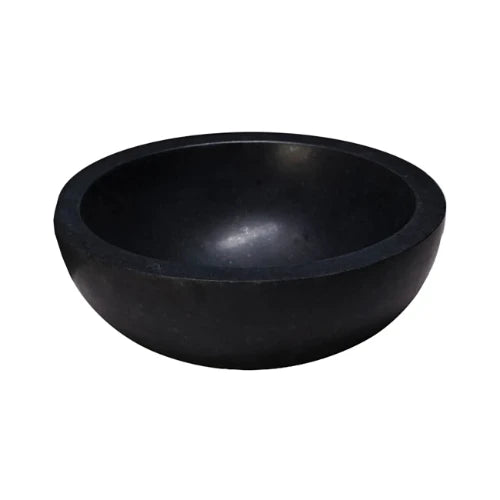 Procasa Pietra lavabo à poser 400 x 400 mm - granit adouci - pierre naturelle - sans trou de robinet - sans trop-plein
