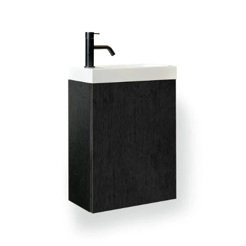 Procasa Thiny sous-meuble avec 1 porte gauche 400 x 220 x 520 mm - raven oak