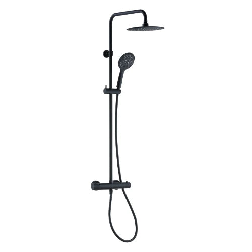 Procasa Rondo set de douche Safetouch hauteur réglable - noir mat
