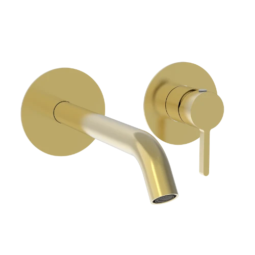 Procasa Vivo set de finition robinet mural lavabo - Brushed Gold PVD - or brossé PVD
