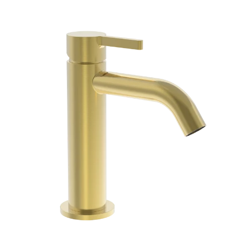 Procasa Vivo mitigeur lavabo avec démarrage à froid - Brushed Gold PVD - or brossé PVD