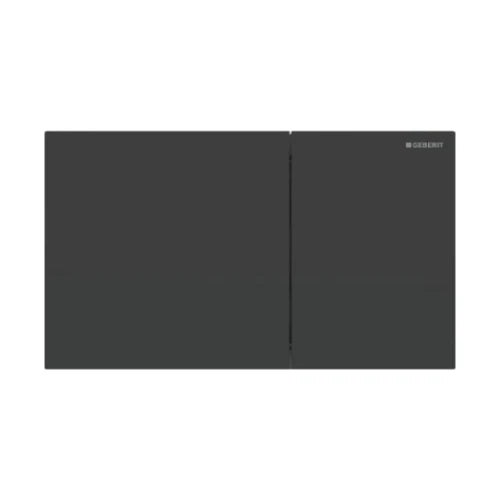 Geberit Sigma70 plaque de commande, revêtement facile à nettoyer, noir mat