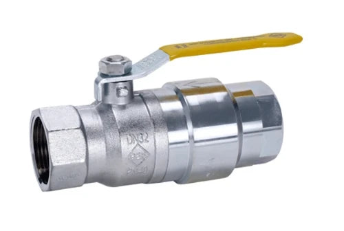 Marchel 984-TAS robinet gaz à bille avec sécurité thermique FF 6/4 x 6/4