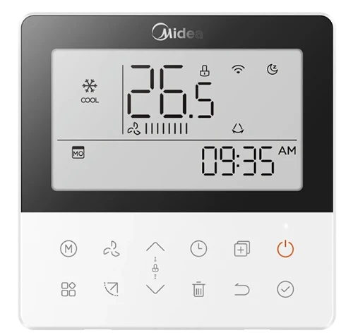 Midea multifunctionele bedrade groepscontrole met weektimer