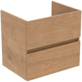 Ideal Standard Eurovit+ Meuble lavabo 600 x 440 x 550 mm - 2 tiroirs - Natural oak