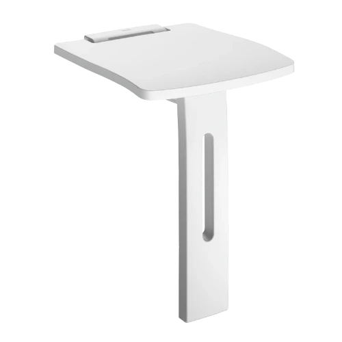 Delabie Basic+ siège de douche rabattable avec pied - blanc