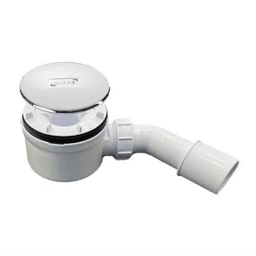 Huppe siphon de douche- chromé - débit 30 l/min