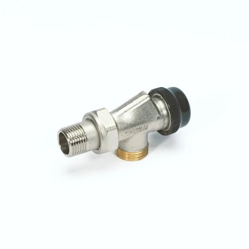 Begetube robinet radiateur thermostatisable équerre inversé 1/2 x M24 - valeurs Kv réglables